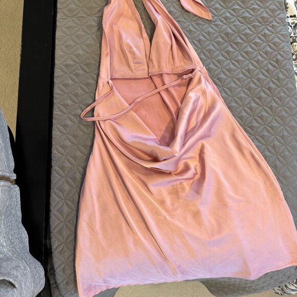 Satin Mini Dress - Picture 5 of 6